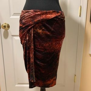 Helmut Lang wool blend skirt size small